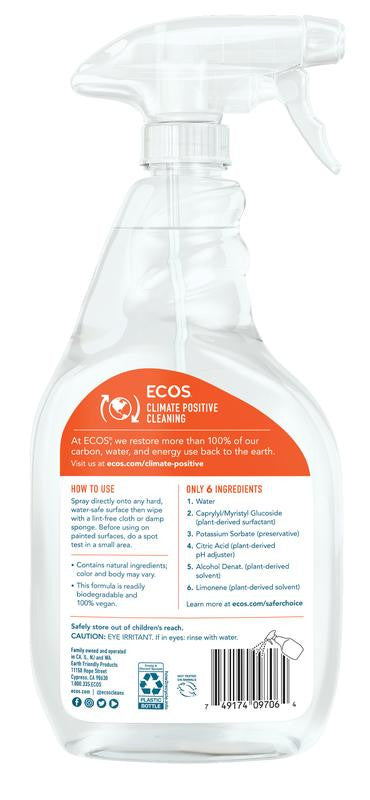 Earth Friendly Orange Plus All Purpose Everyday Cleaner (6x22Oz)